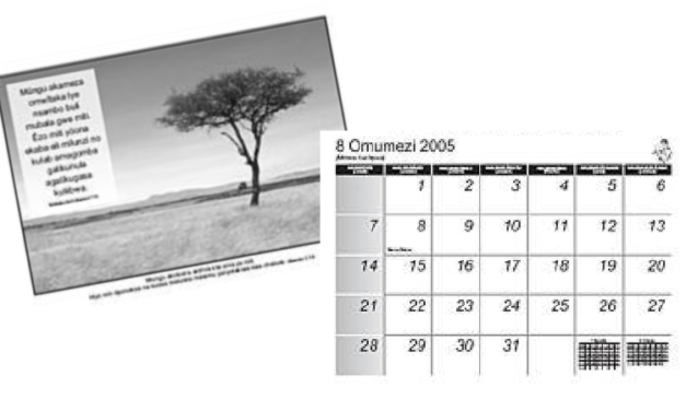 Zinza calendar